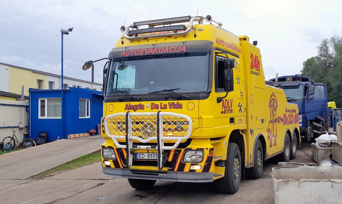 Латвия, № ED-8555 — Mercedes-Benz Actros ('2003)