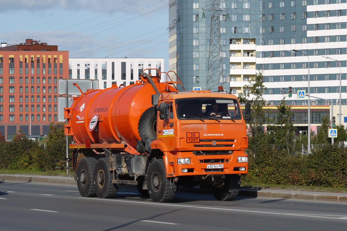 Ханты-Мансийский автоном.округ, № В 321 ЕН 186 — КамАЗ-65222 (общая модель)