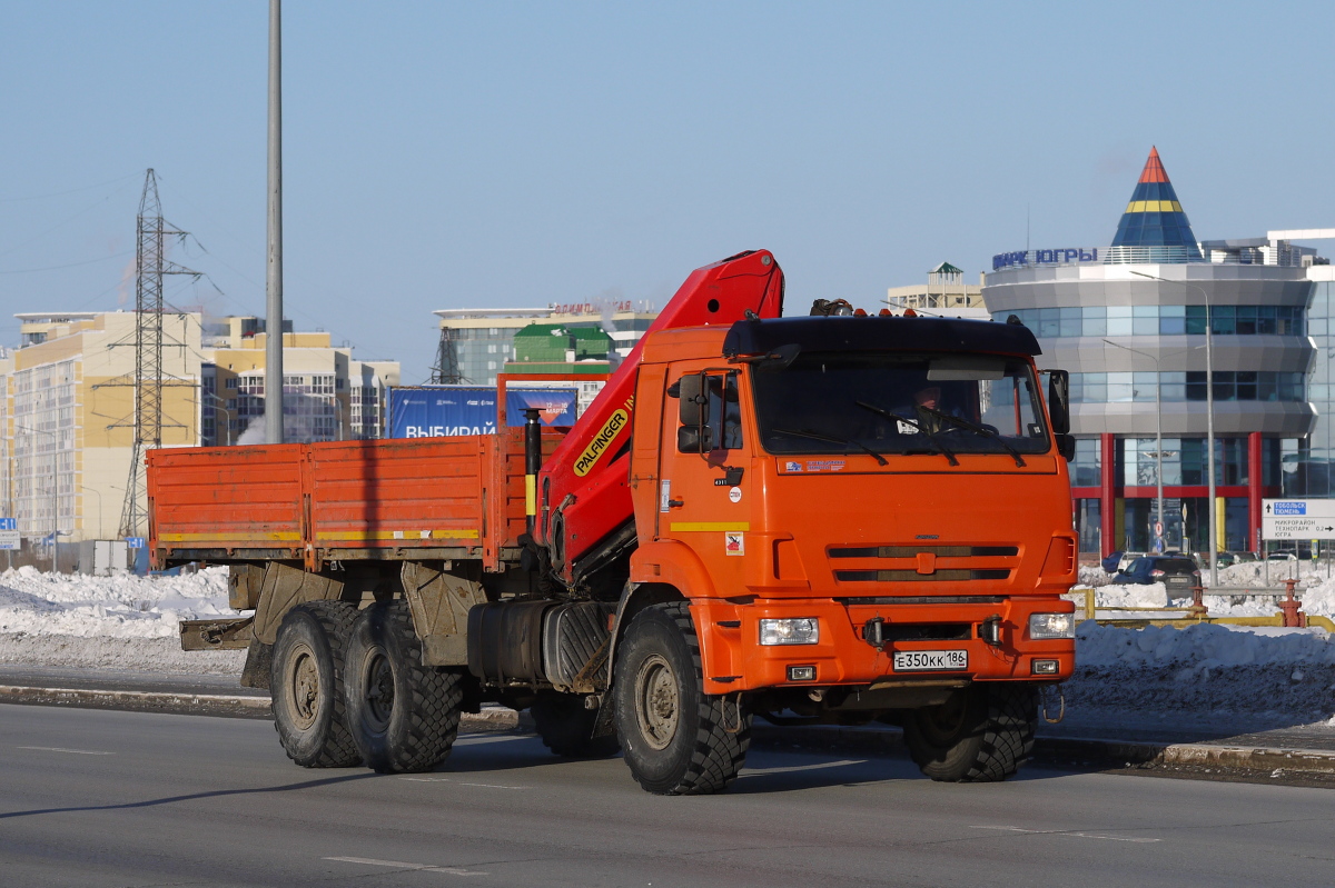 Ханты-Мансийский автоном.округ, № Е 350 КК 186 — КамАЗ-43118-50