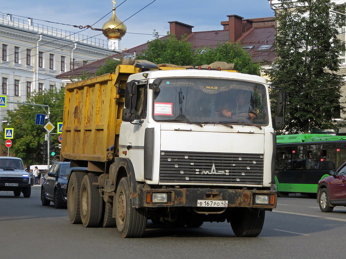 Кировская область, № В 167 РО 43 — МАЗ-5516A5
