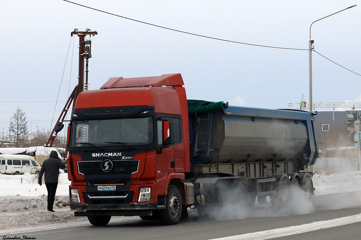 Саха (Якутия), № М 421 НУ 14 — Shaanxi Shacman X3000 SX4258