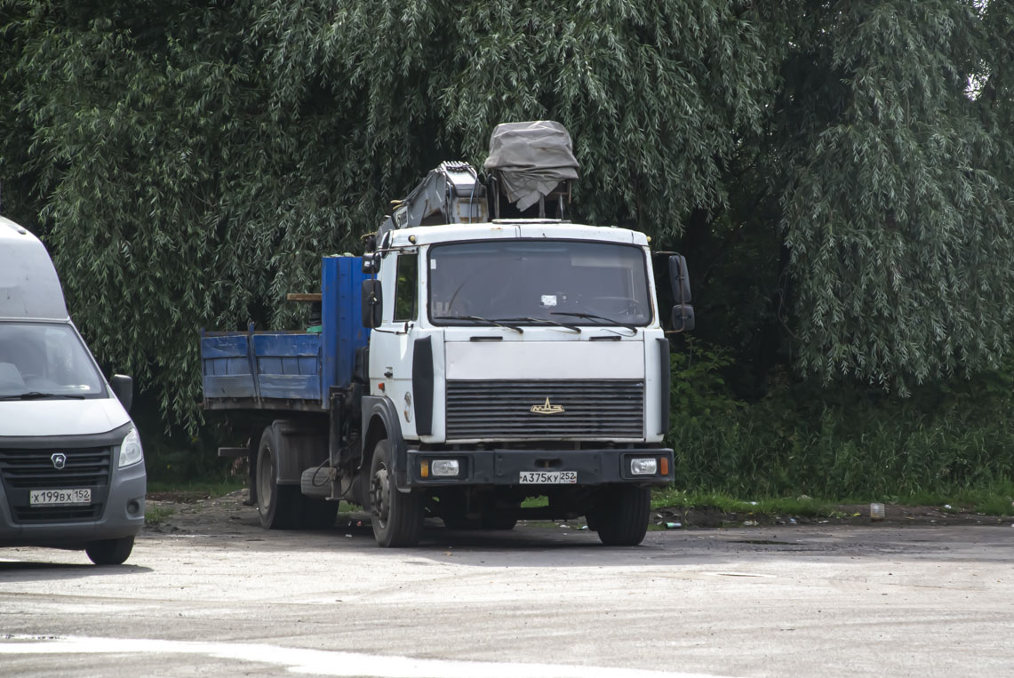Нижегородская область, № А 375 КУ 252 — МАЗ-533603