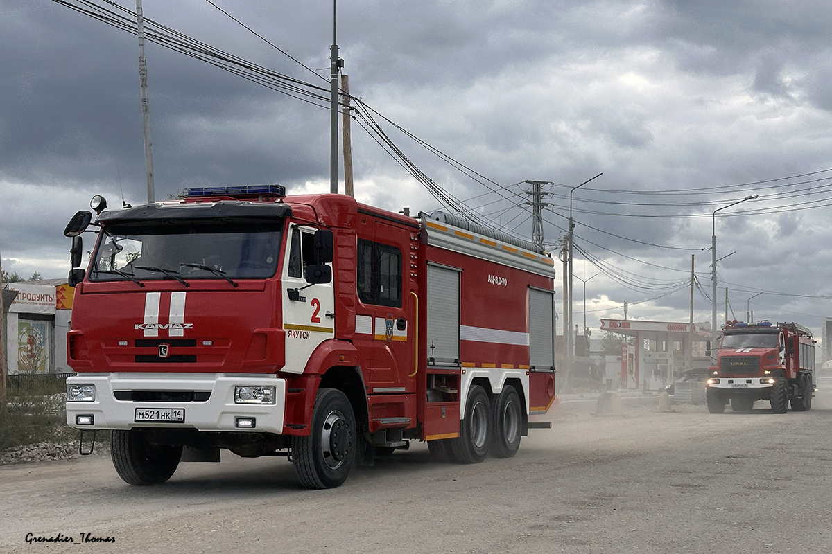 Саха (Якутия), № М 521 НК 14 — КамАЗ-65111-50