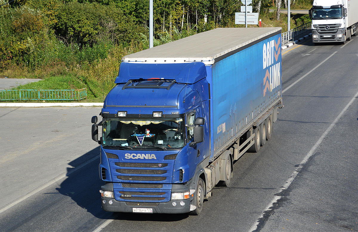 Челябинская область, № Н 716 РВ 174 — Scania ('2009) R420