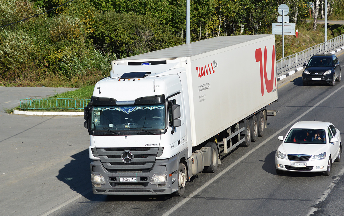 Татарстан, № Е 540 МЕ 116 — Mercedes-Benz Actros '09 1844 [Z9M]