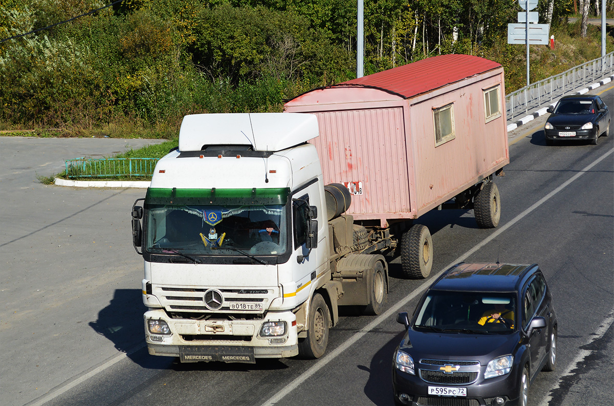 Ямало-Ненецкий автоном.округ, № В 018 ТЕ 89 — Mercedes-Benz Actros ('2003) 1841