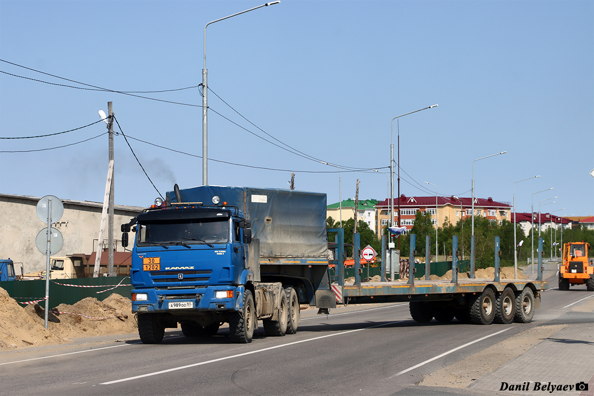 Ненецкий автономный округ, № А 989 ОО 83 — КамАЗ-44108-24 [441083]