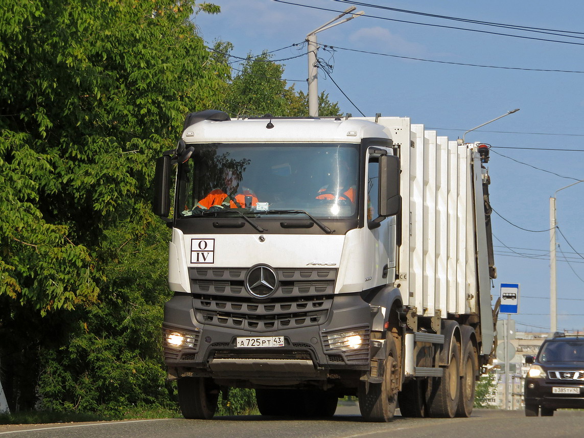 Кировская область, № А 725 РТ 43 — Mercedes-Benz Arocs 3336 [Z9M]