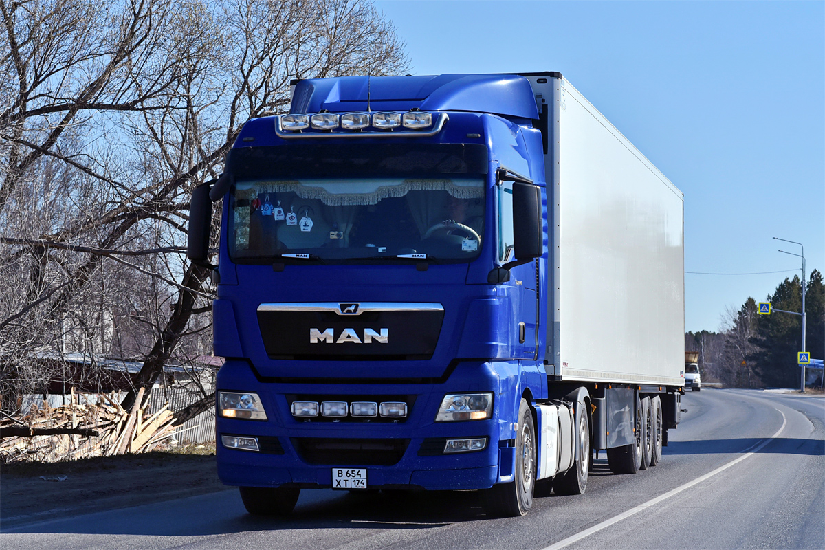 Челябинская область, № В 654 ХТ 174 — MAN TGX 18.440