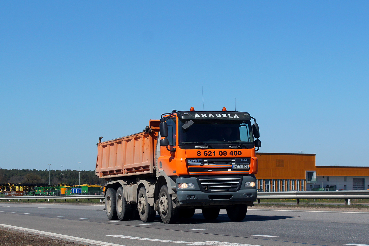 Литва, № LOO 924 — DAF CF85 FAD