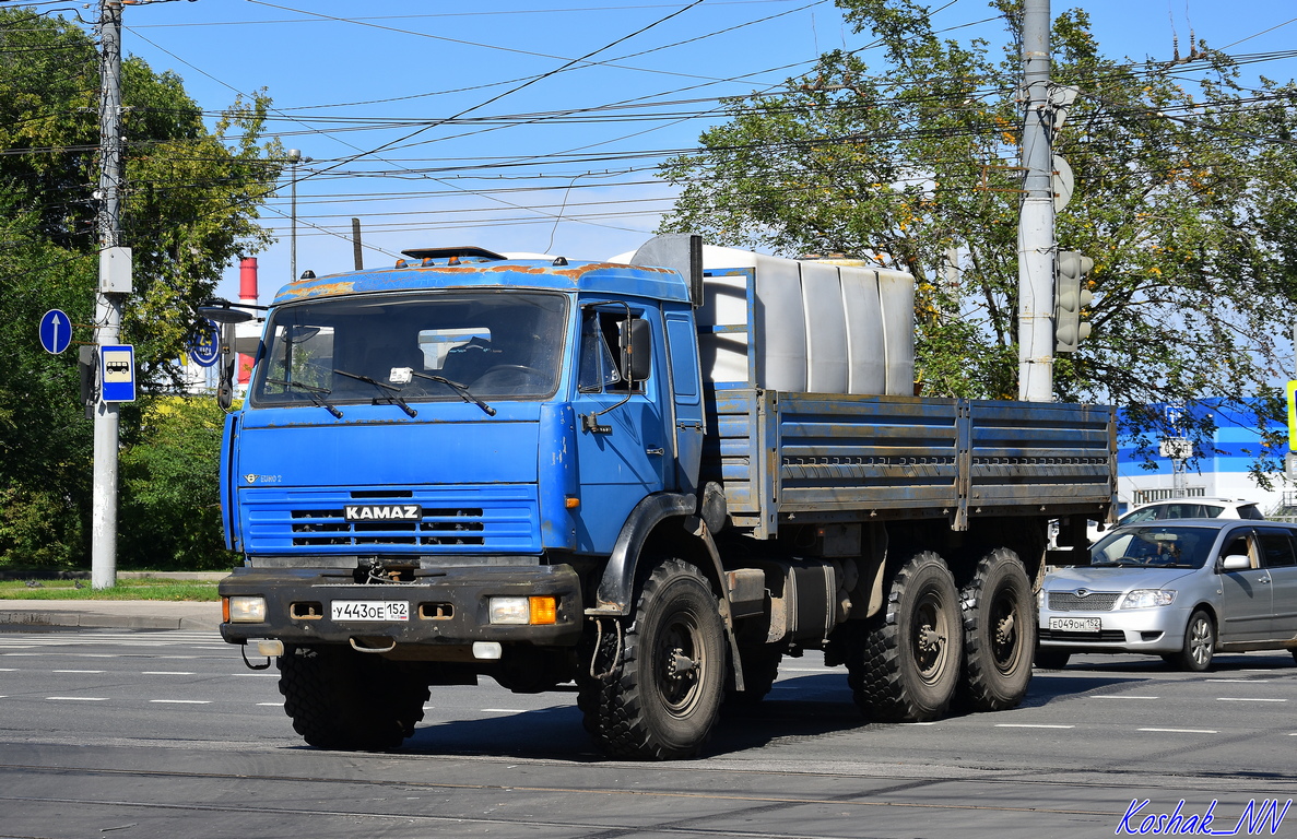 Нижегородская область, № У 443 ОЕ 152 — КамАЗ-43118-10 [43118K]
