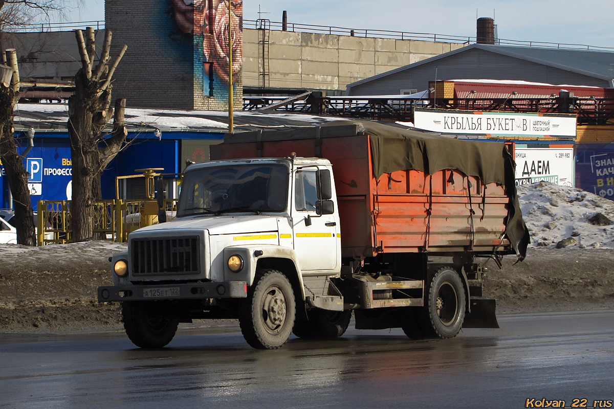 Алтайский край, № А 125 ЕТ 122 — ГАЗ-3309