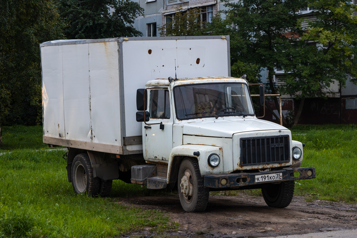 Вологодская область, № К 191 КО 35 — ГАЗ-3309
