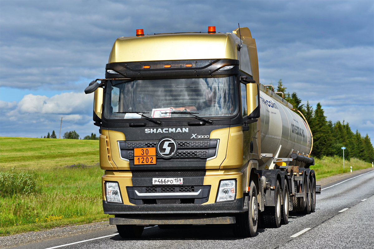 Пермский край, № Р 466 РО 159 — Shaanxi Shacman X3000 SX4258