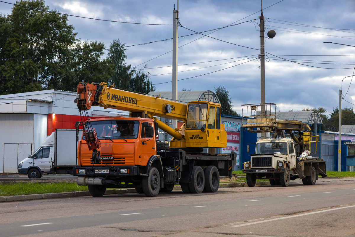 Вологодская область, № М 805 АХ 35 — КамАЗ-65115 (общая модель)