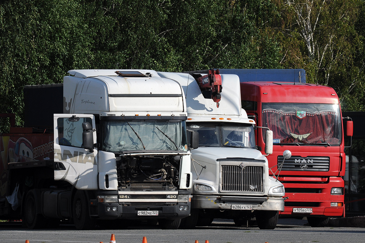 Краснодарский край, № С 982 МЕ 323 — Scania ('1996) R124L