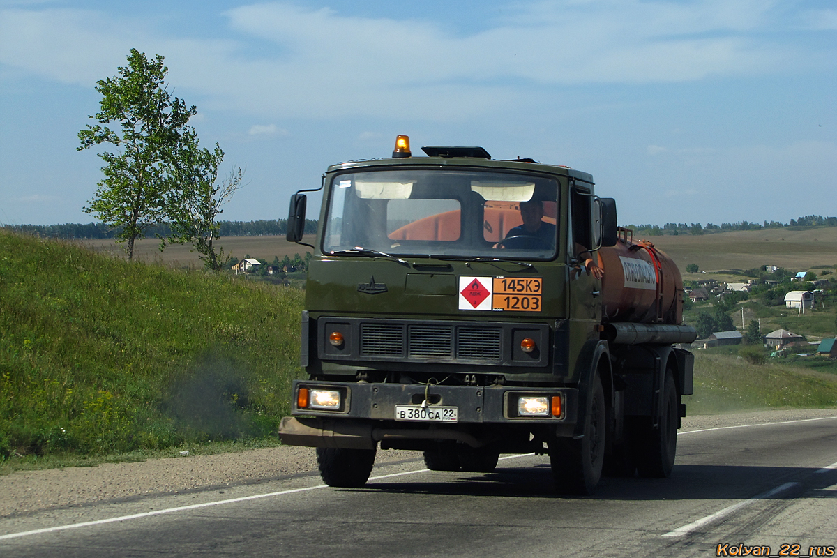 Алтайский край, № В 380 СА 22 — МАЗ-5337 (общая модель)