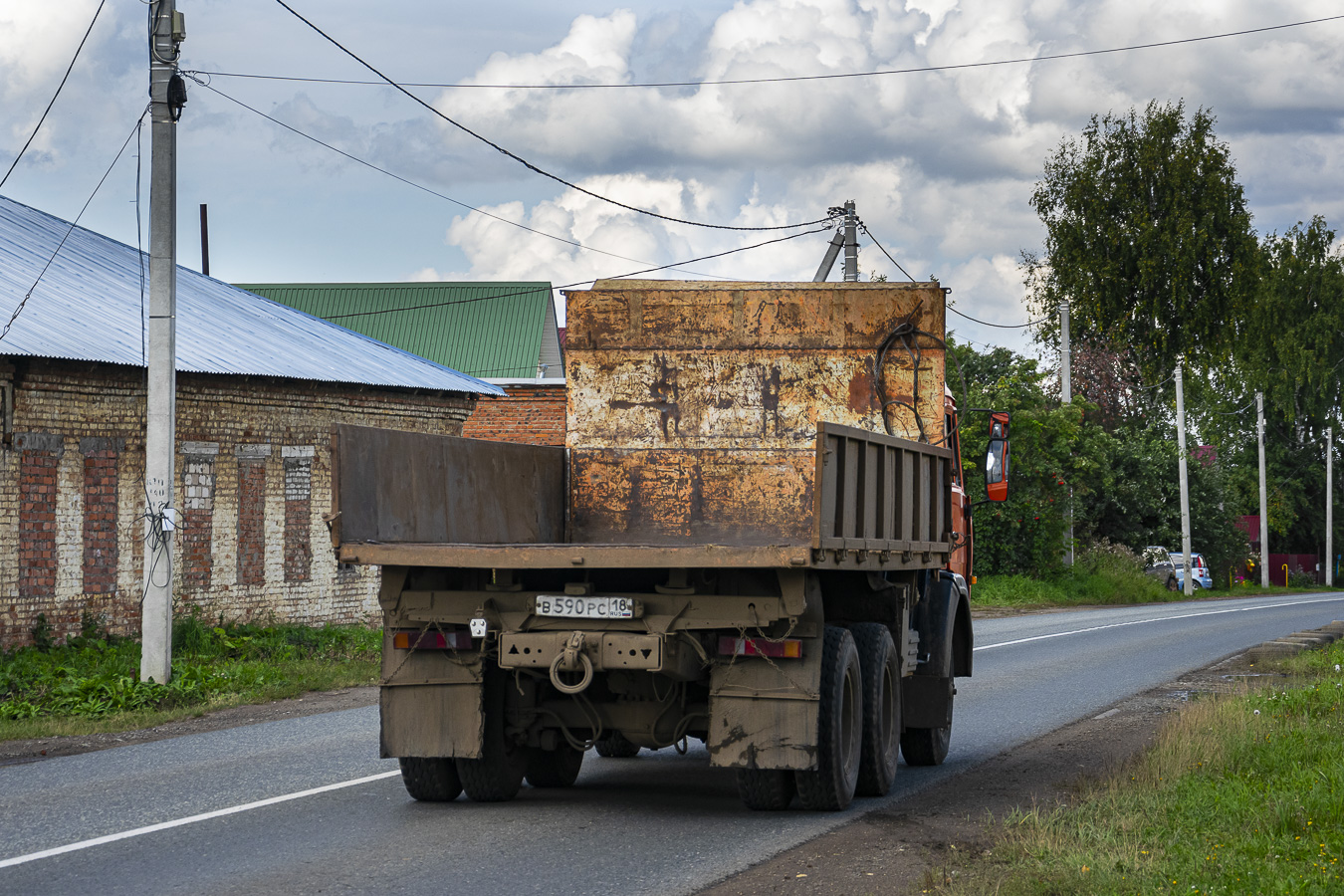 Удмуртия, № В 590 РС 18 — КамАЗ-5320