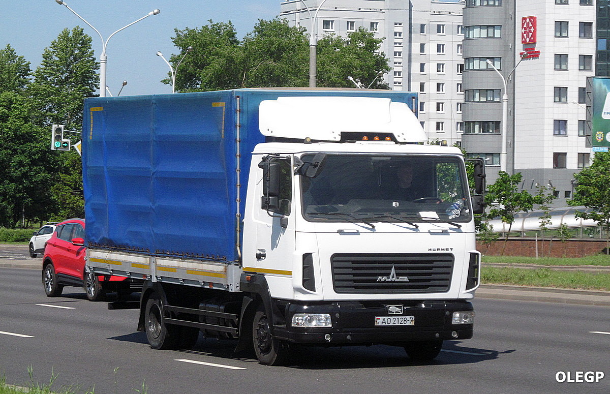 Минск, № АО 2128-7 — МАЗ-4371 (общая модель)