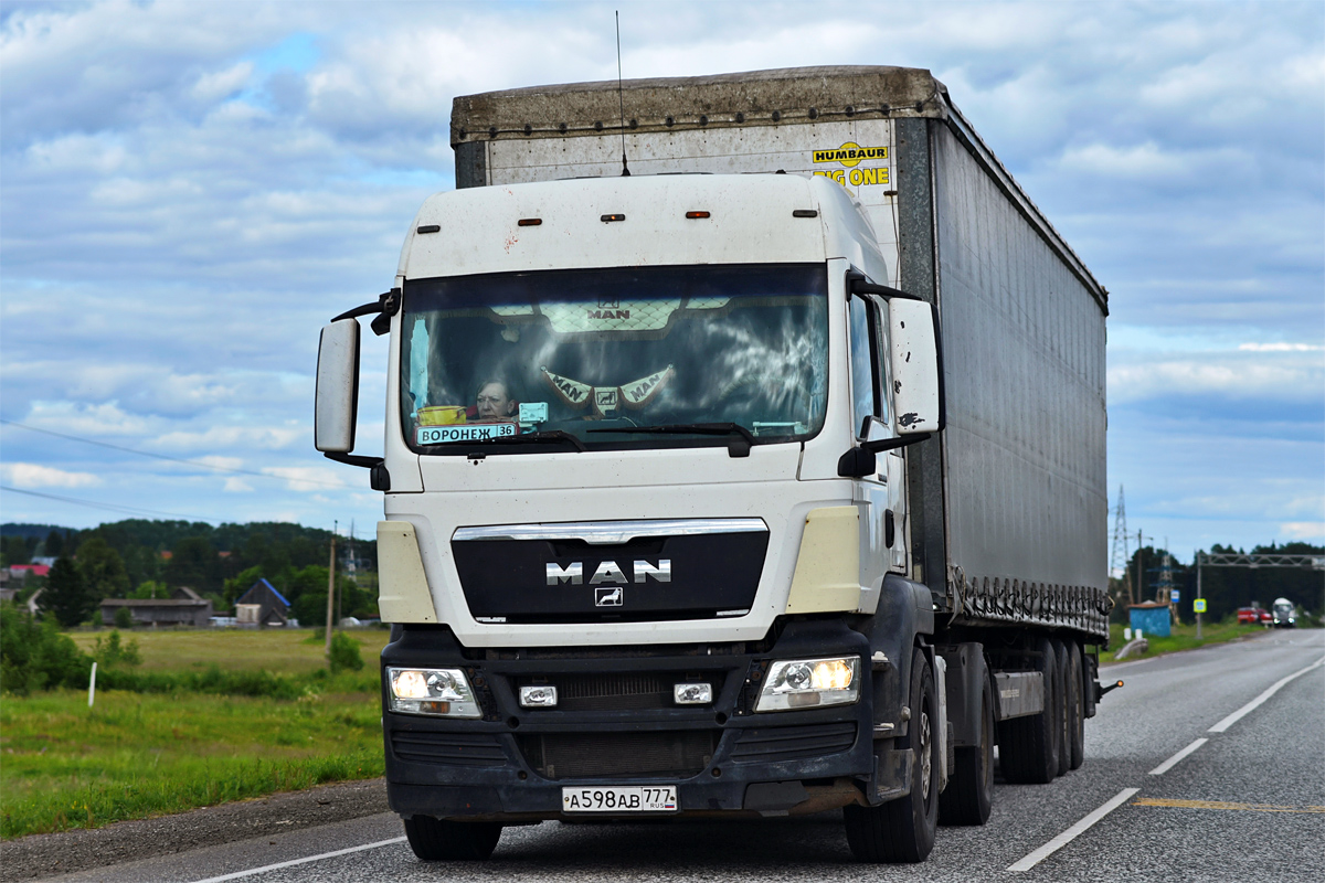 Москва, № А 598 АВ 777 — MAN TGS 18.400