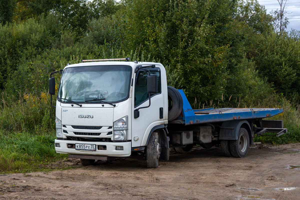 Вологодская область, № К 855 РХ 35 — Isuzu NPR75 [Z7X]