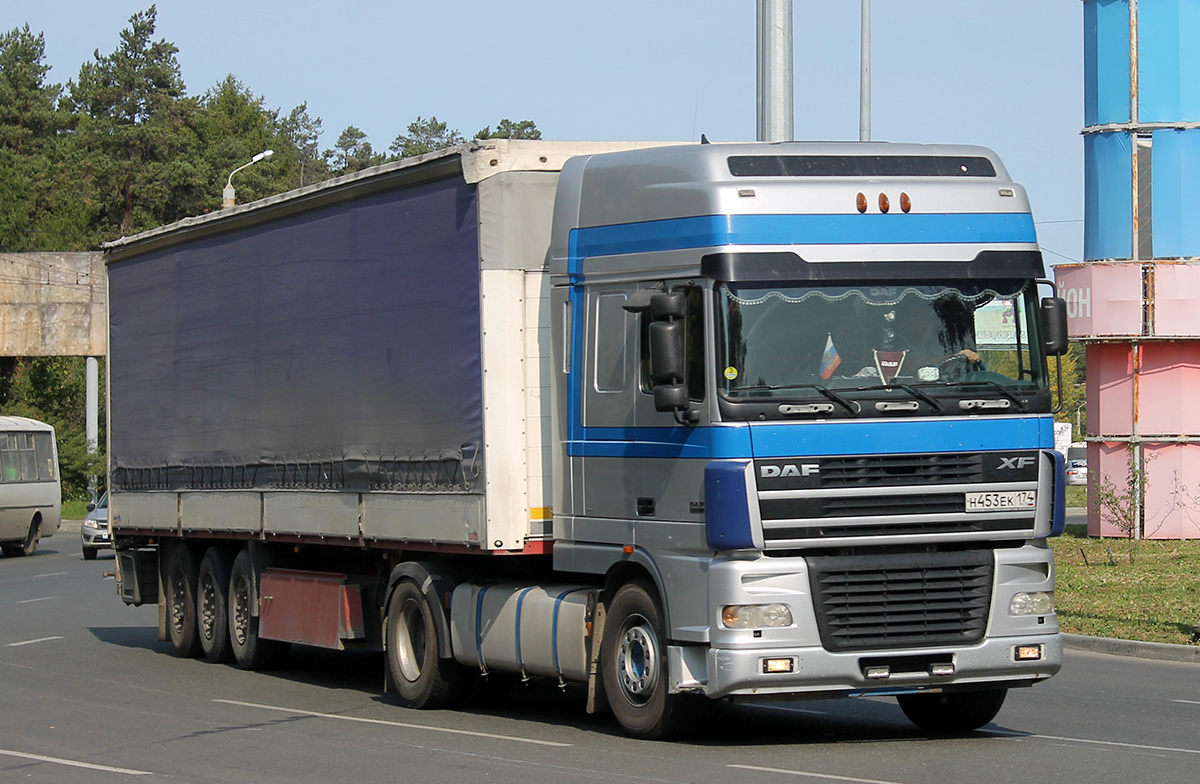 Челябинская область, № Н 453 ЕК 174 — DAF XF95 FT