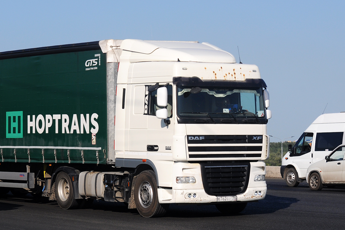 Свердловская область, № Е 762 СО 196 — DAF XF105 FT