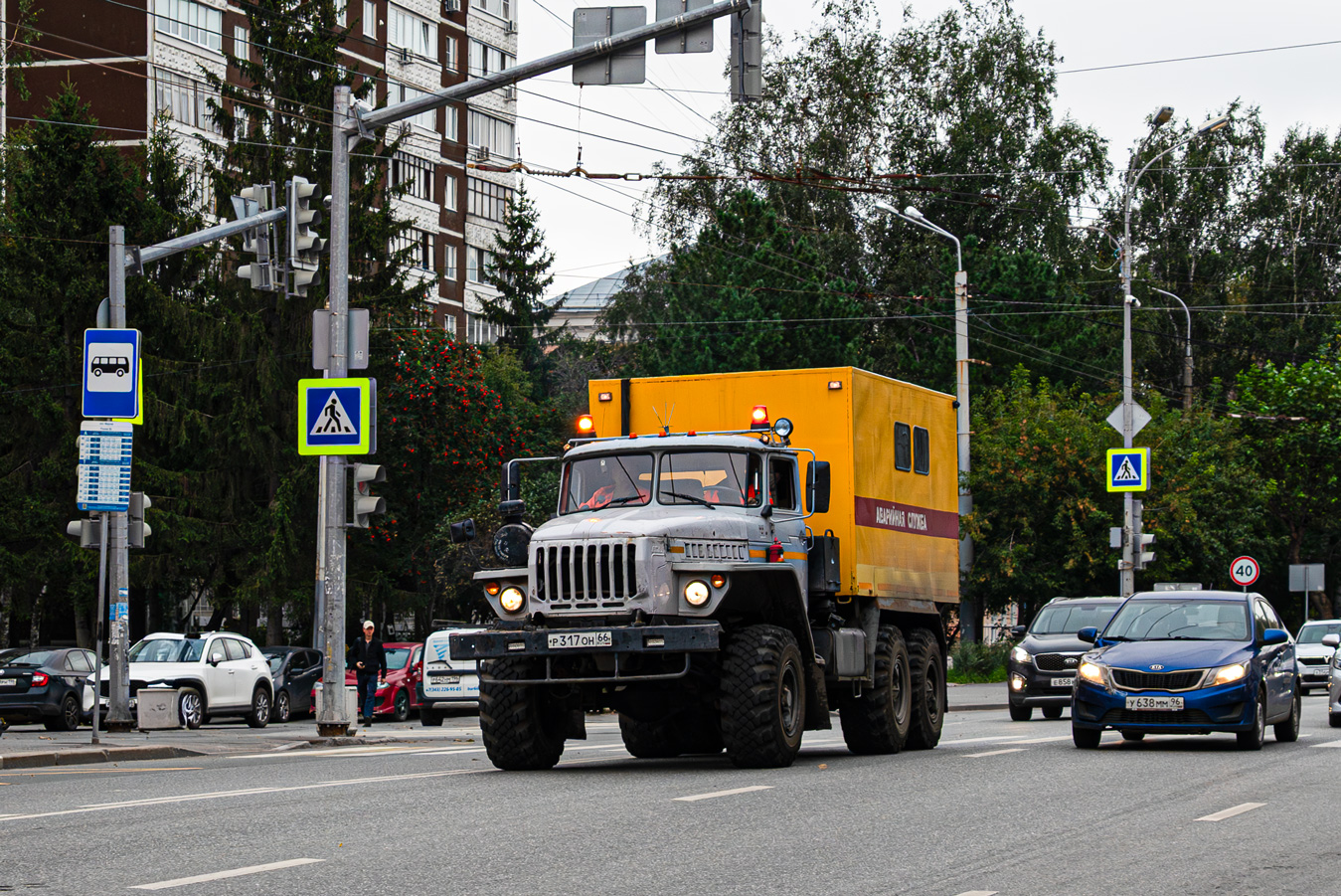Свердловская область, № Р 317 ОН 66 — Урал-55571-30