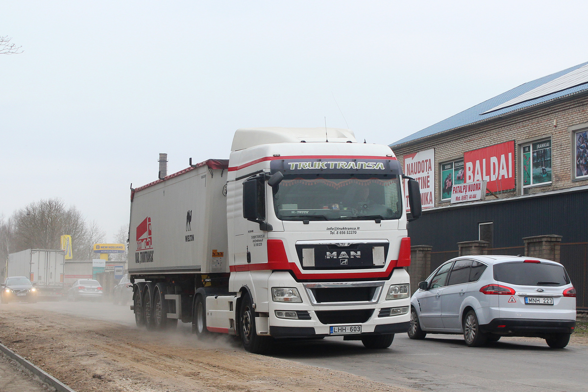 Литва, № LHH 603 — MAN TGX (общая модель)
