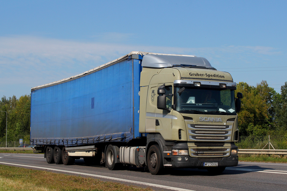 Польша, № WPZ 50032 — Scania ('2009) R420