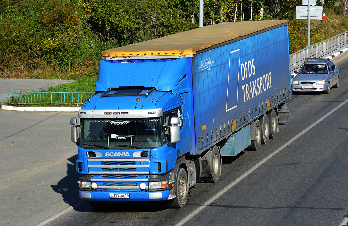 Кировская область, № С 389 ОВ 43 — Scania ('1996) P114G