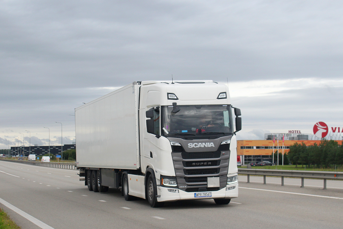 Польша, № WPR 7856T — Scania ('2016) S-Series (общ. м)