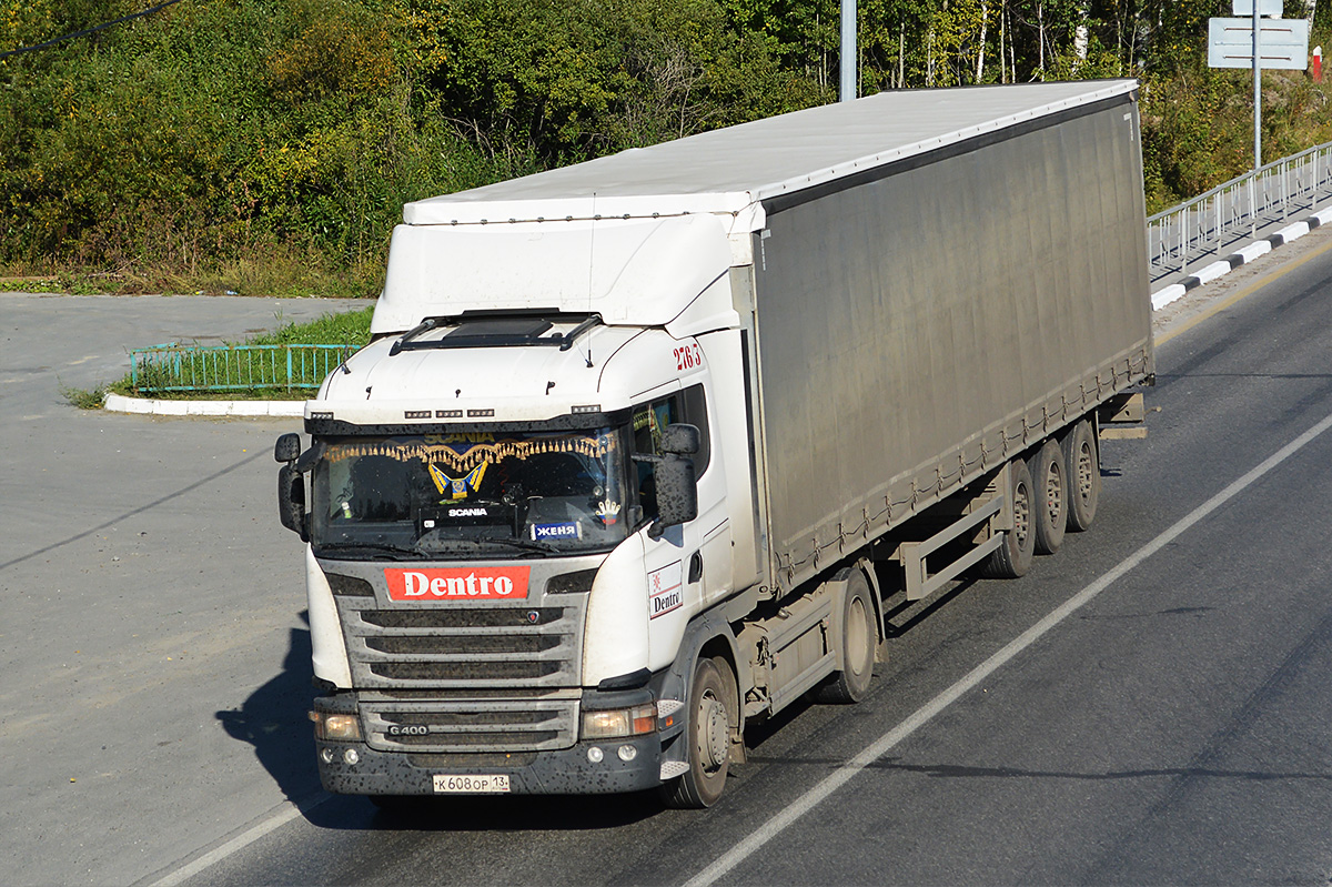 Мордовия, № К 608 ОР 13 — Scania ('2013) G400