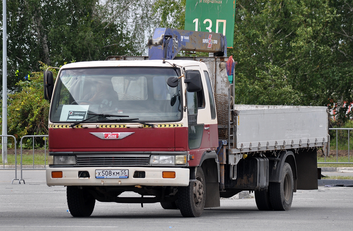 Омская область, № Х 508 КМ 55 — Hino Ranger