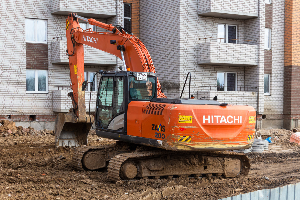 Вологодская область, № 3746 ВК 35 — Hitachi ZX200 (общая модель)