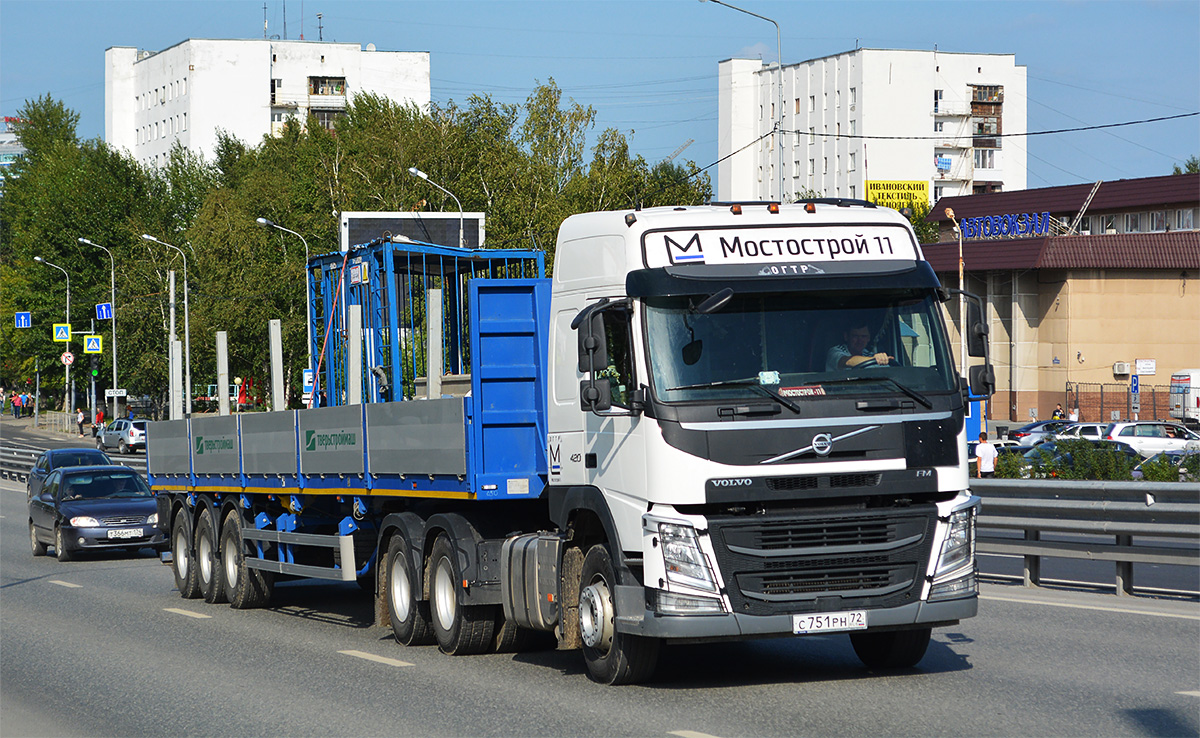 Тюменская область, № С 751 РН 72 — Volvo ('2013) FM.420 [X9P]
