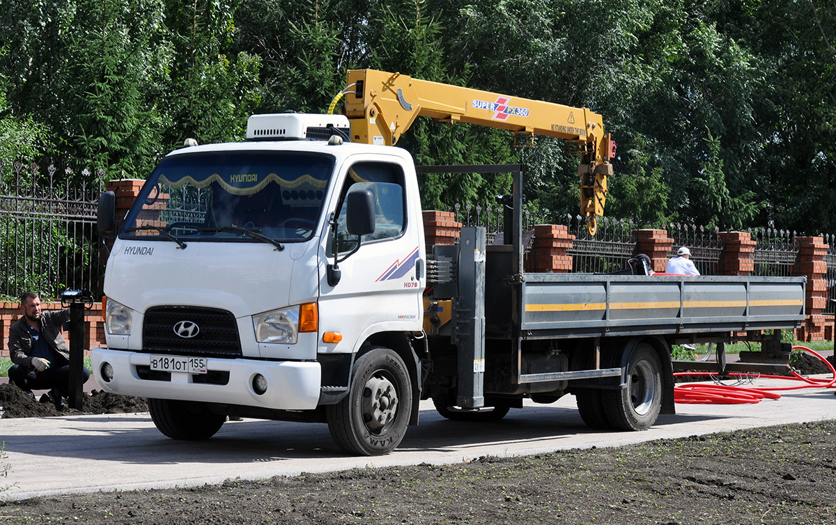 Омская область, № В 181 ОТ 155 — Hyundai HD78 ('2004)