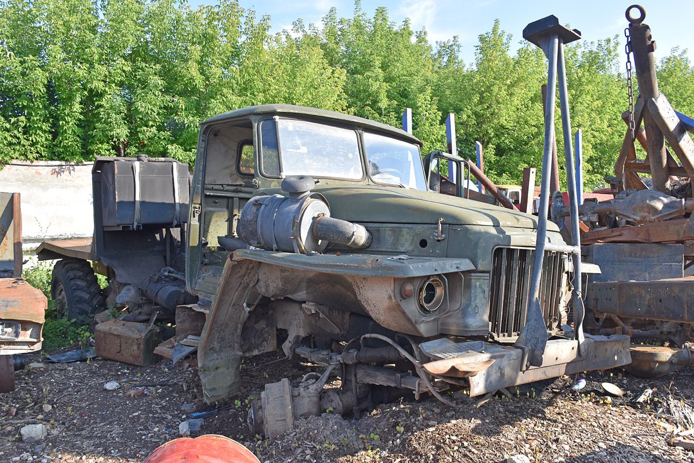Рязанская область, № У 345 ТВ 62 — Урал-375Н