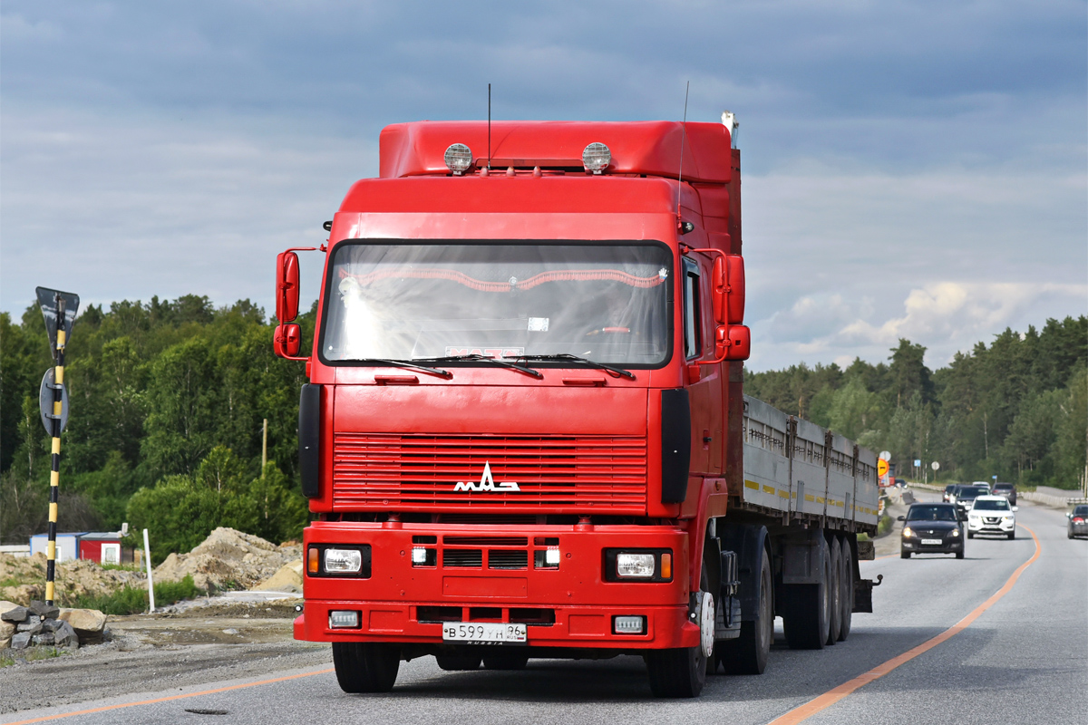 Свердловская область, № В 599 УН 96 — МАЗ-5440A8
