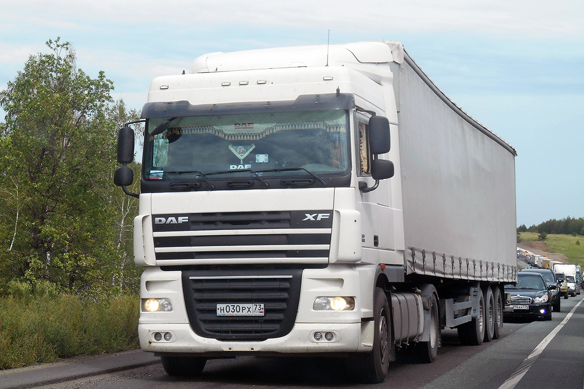 Ульяновская область, № Н 030 РХ 73 — DAF XF105 FT