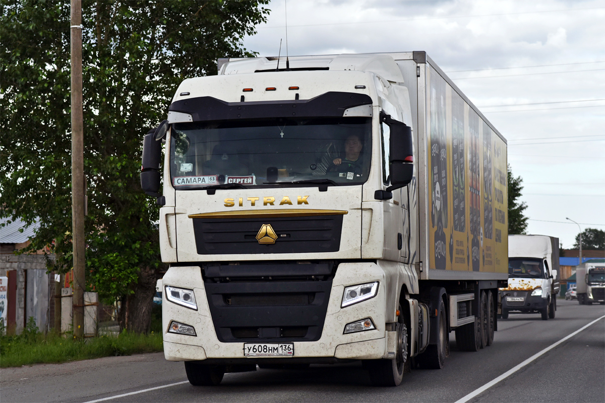 Воронежская область, № У 608 НМ 136 — Sitrak C7H ZZ4186