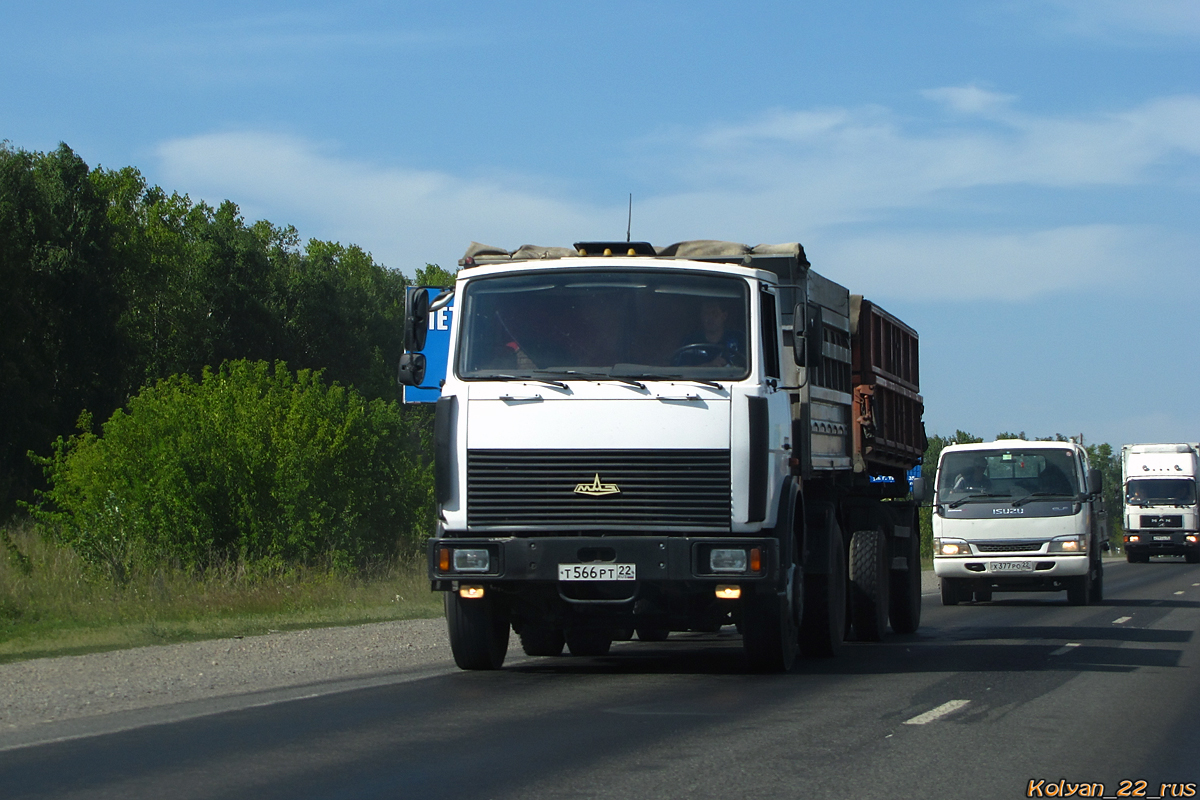 Алтайский край, № Т 566 РТ 22 — МАЗ-5551A2