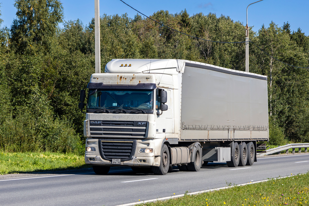 Свердловская область, № Т 431 РН 96 — DAF XF105 FT