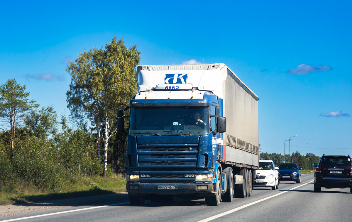 Архангельская область, № Н 662 НВ 29 — Scania ('1996) R124L
