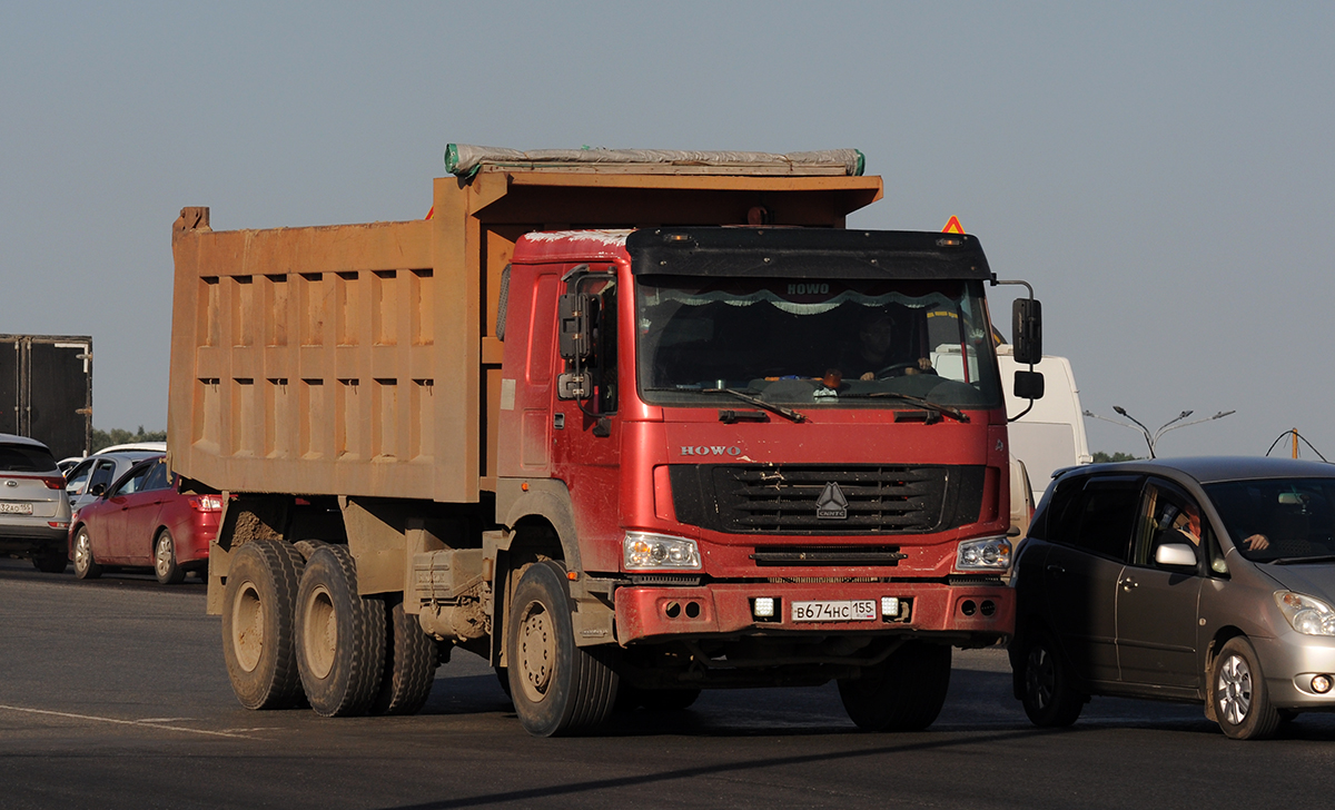 Омская область, № В 674 НС 155 — Howo HW ZZ3257