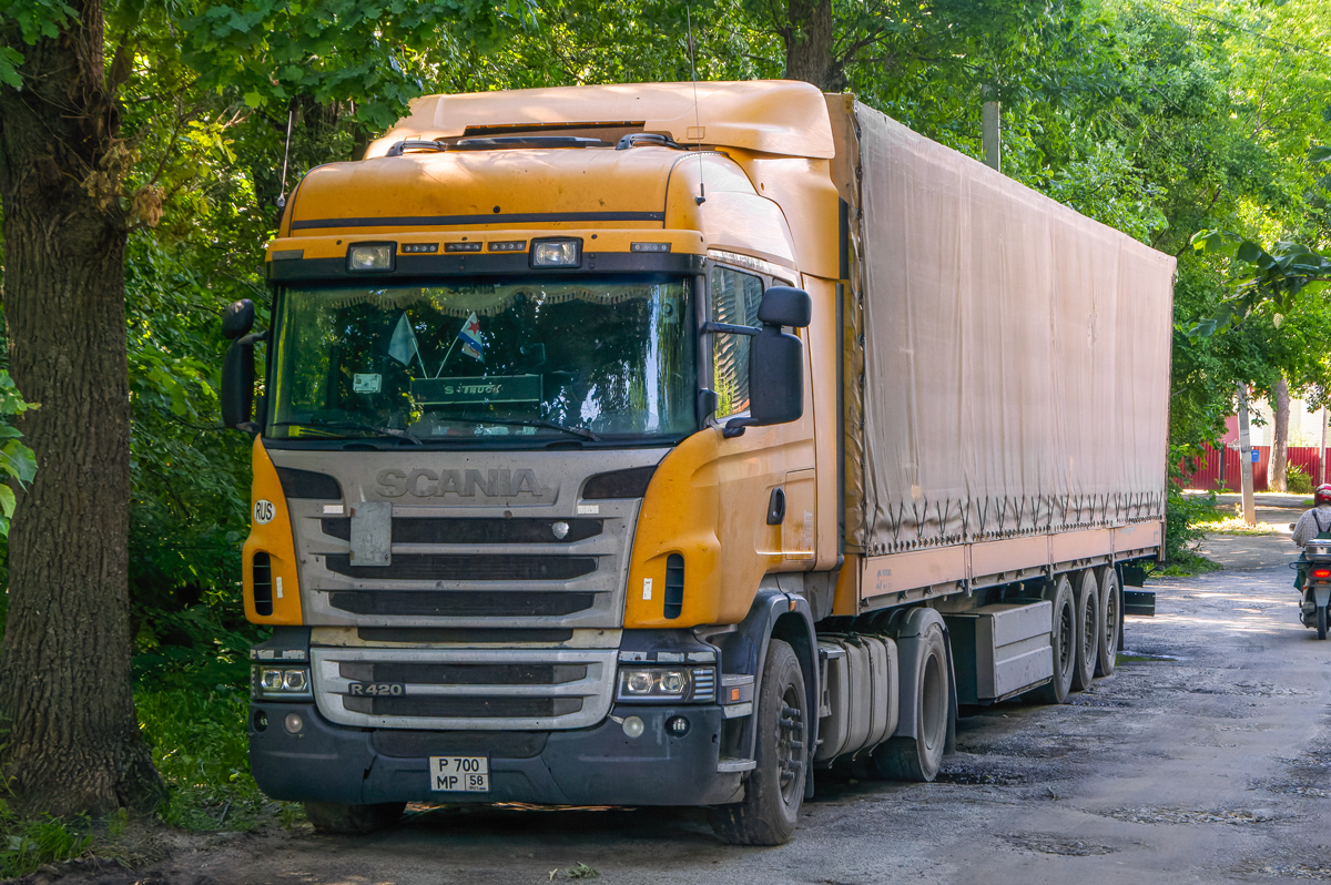 Пензенская область, № Р 700 МР 58 — Scania ('2009) R420