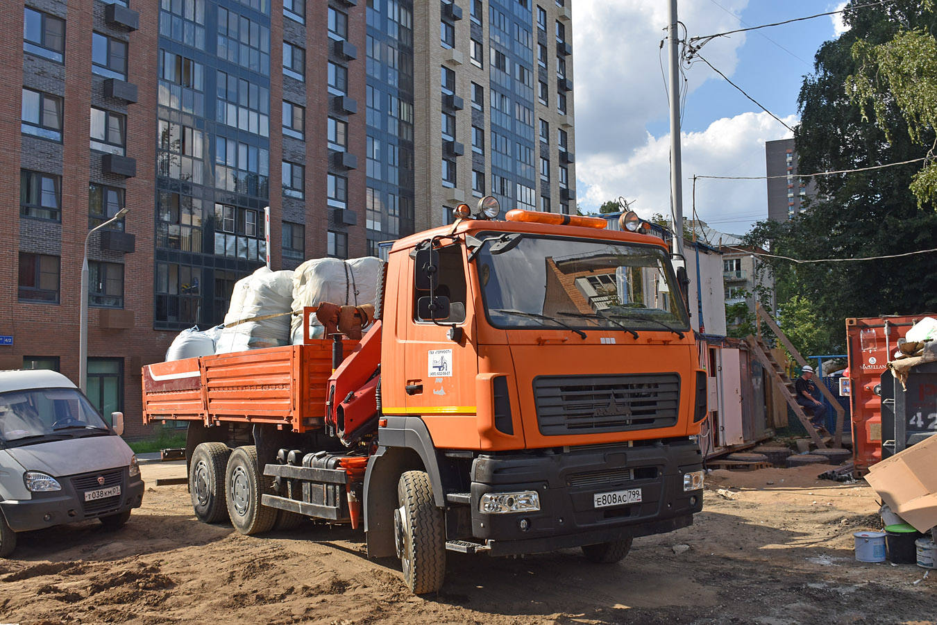 Москва, № Е 808 АС 799 — МАЗ-6312B5