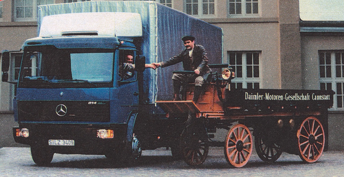 Германия, № S-LZ 3409 — Mercedes-Benz LK 814; Германия, № (DE) U/N 0024 —  Прочие модели; Исторические фотографии (до 2000 года) (Германия)