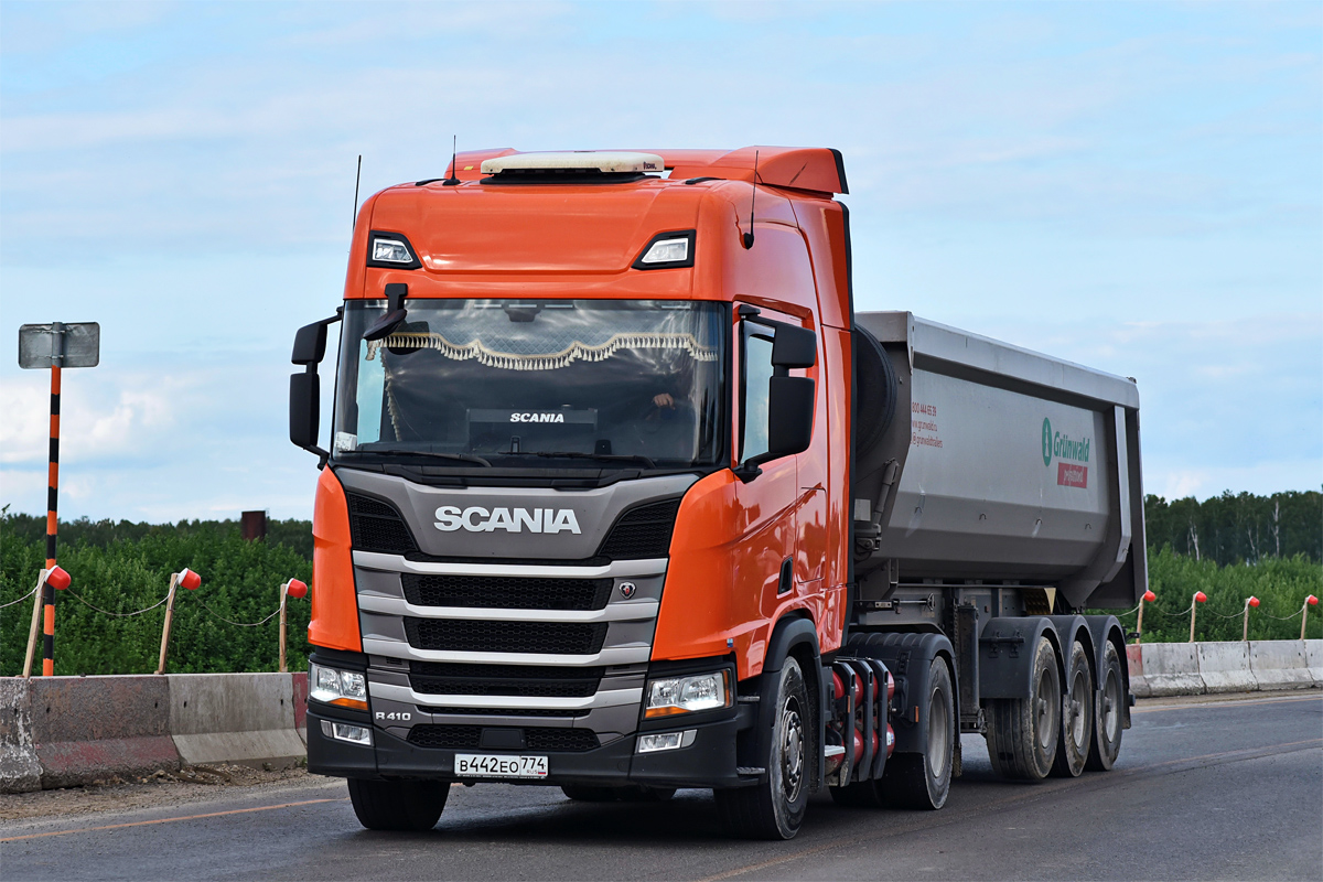 Челябинская область, № В 442 ЕО 774 — Scania ('2016) R410