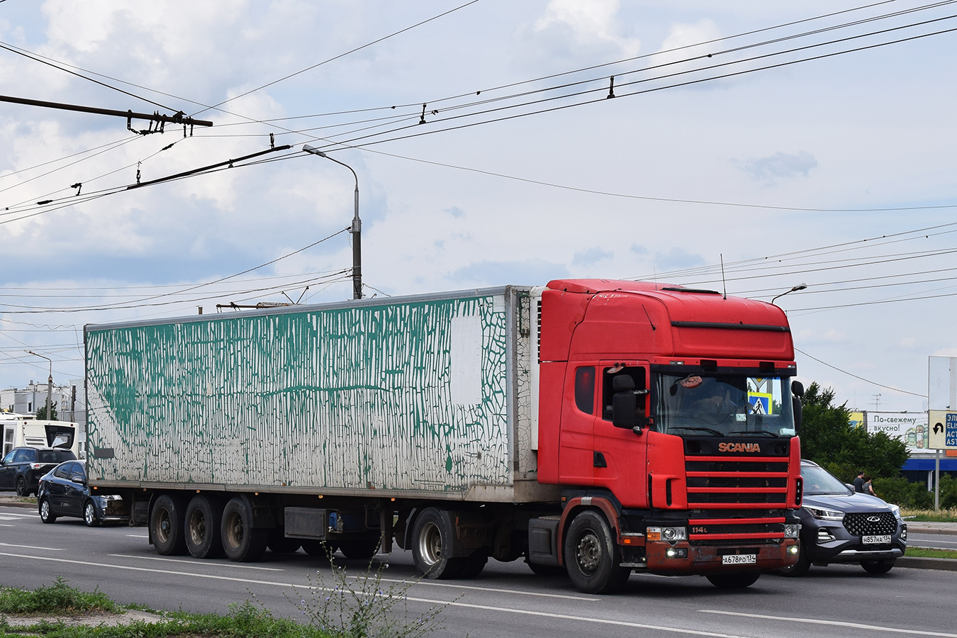 Волгоградская область, № А 678 РО 134 — Scania ('1996) R114L